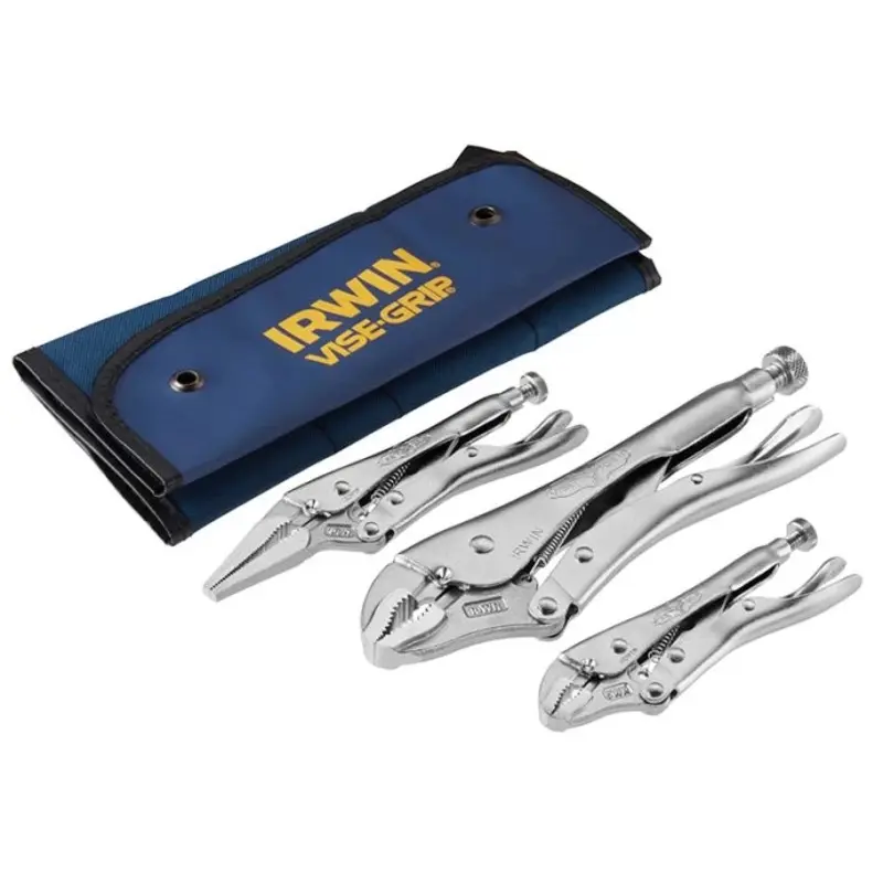 IRWIN VISTVG73 TVG73 3 Piece Locking Pliers Set