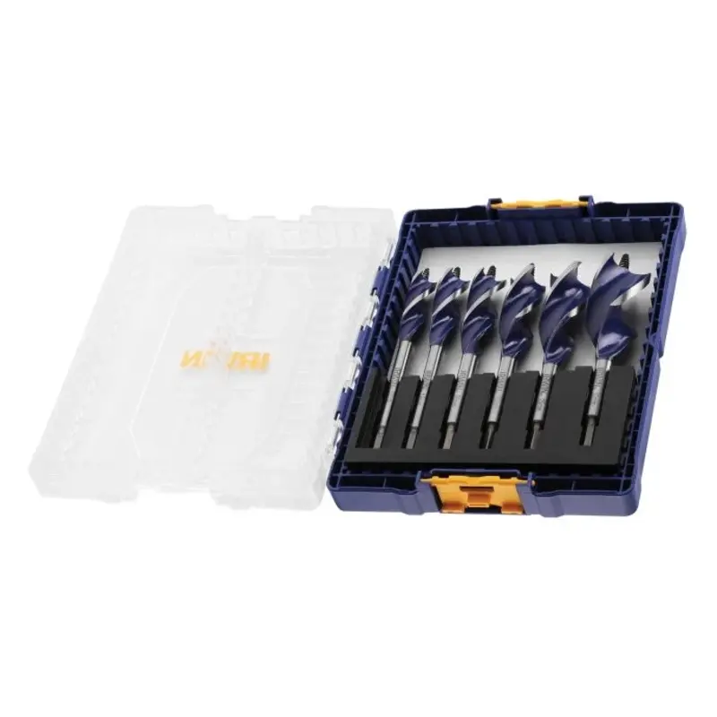 IRWIN IRWIW4042202 Blue Groove 6X Wood Bit Set 6 Piece
