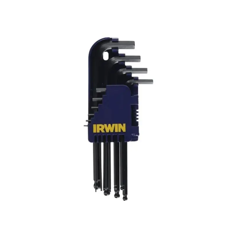 IRWIN IRWT10757 Metric Long Arm Ball End Hex Key Set 10 Piece