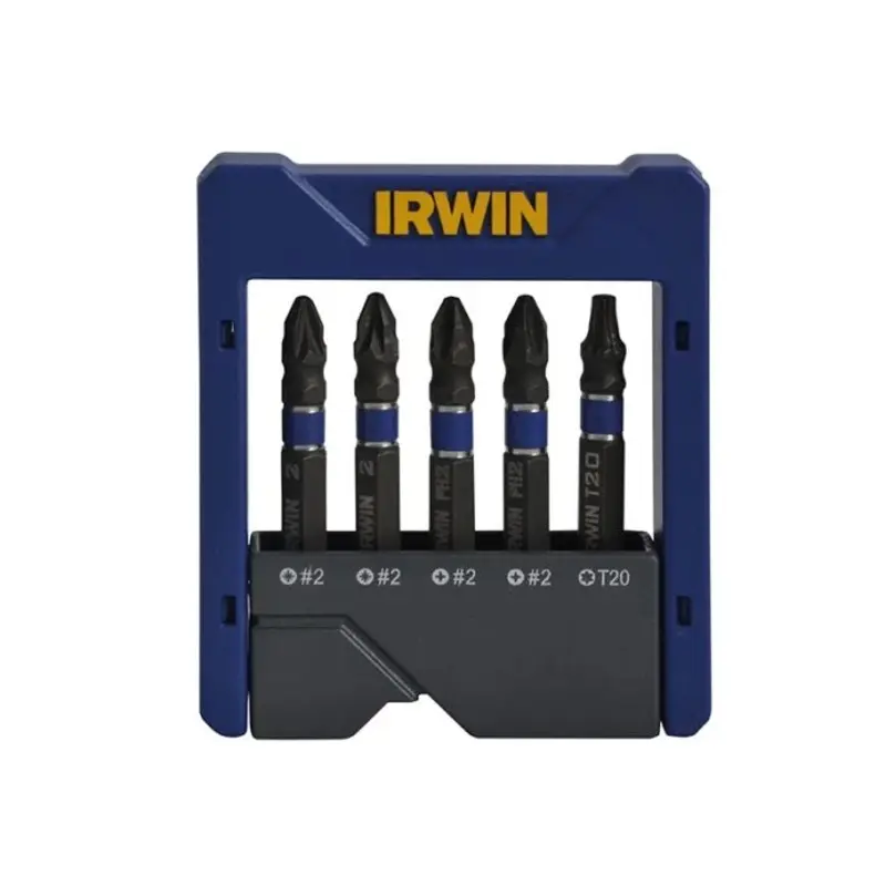 IRWIN IRW1923433 Phillips/Pozi/TORX Impact Screwdriver Pocket Bit Set 5 Piece