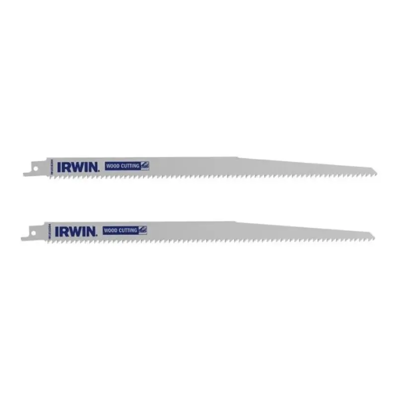 IRWIN IRWIW1016304 305mm Sabre Saw Blade Coarse Wood Cutting Pack of 2