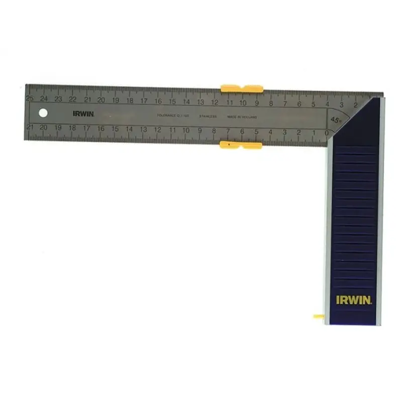 IRWIN IRW10503544 Aluminium Try & Mitre Square 300mm (12in)