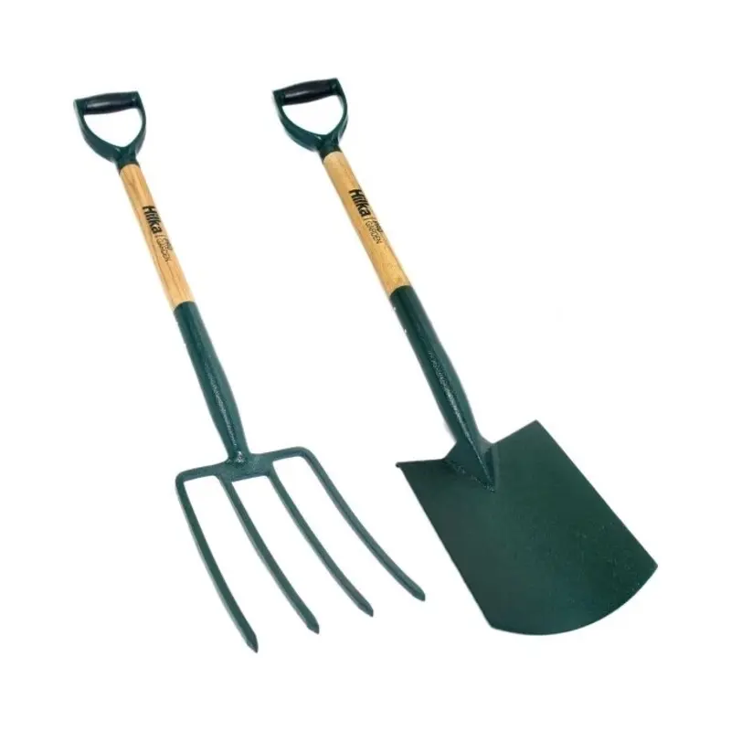 Hilka 2 pce Carbon Steel Digging Spade & Fork