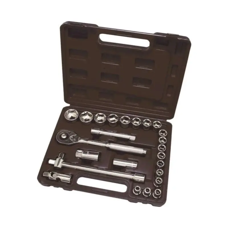 Hilka 25 pce 1/2" Drive Socket Set Metric