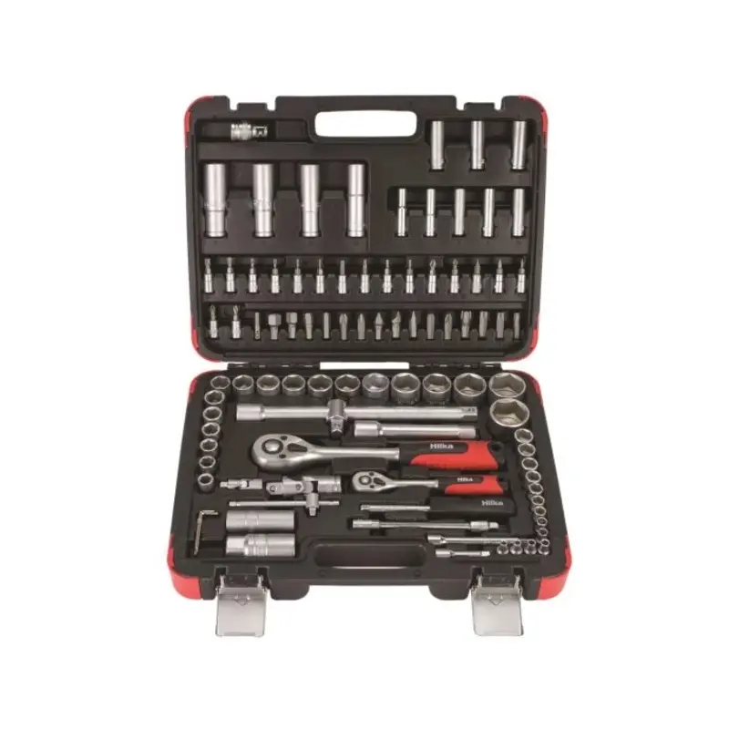 Hilka 94 pce 1/4" & 1/2" Dr Socket Set