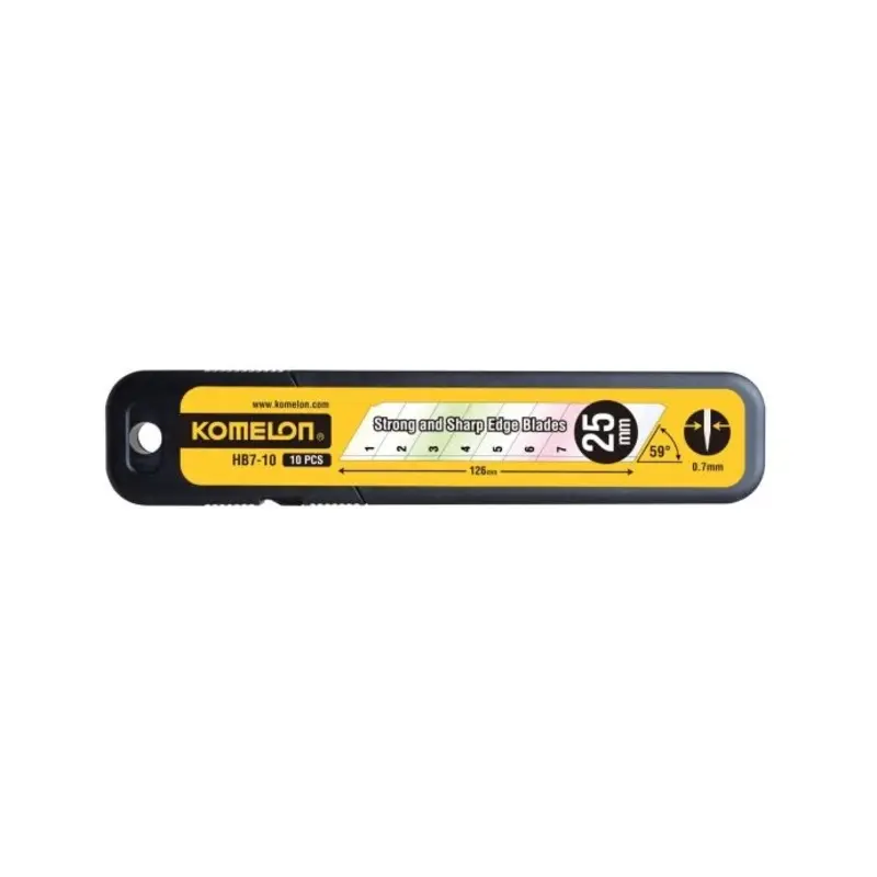 Komelon HB710 25mm Snap-Off Blades Pack of 10