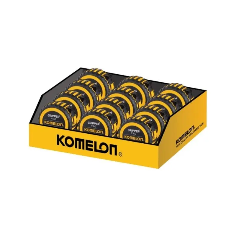 Komelon KG826E Gripper Tape Measure 8m/26ft - Width 25mm Pack of 12