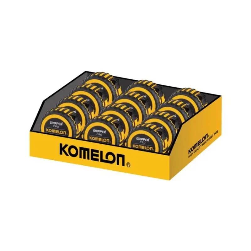 Komelon KOMKG516E Gripper Tape Measure 5m/16ft - Width 19mm Pack of 12