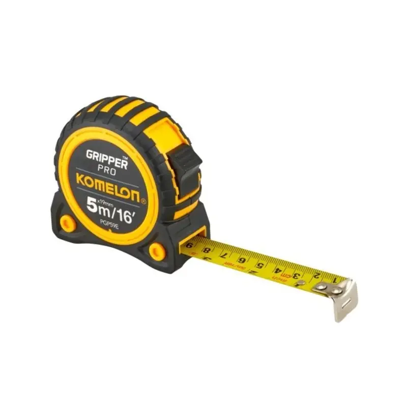 Komelon PGP59E Gripper Tape Measure 5m/16ft - Width 19mm