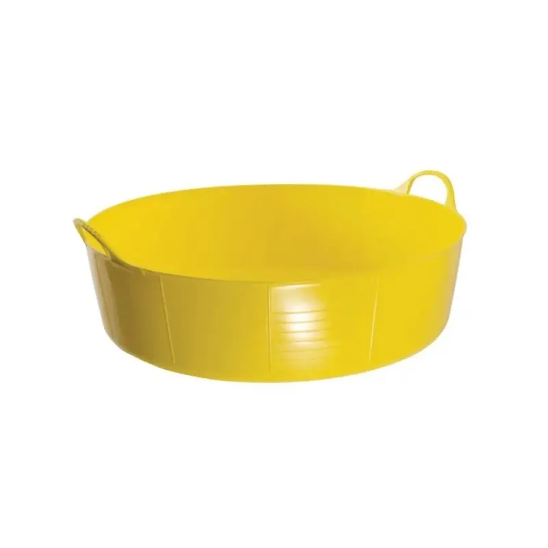 Red Gorilla GORTUB35 35 Litre Shallow Gorilla Tub  - Yellow
