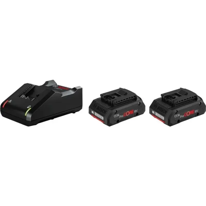 Bosch 2x ProCORE18V 4.0Ah + GAL 18V-40 18V Starter Set - 1600A01BA4