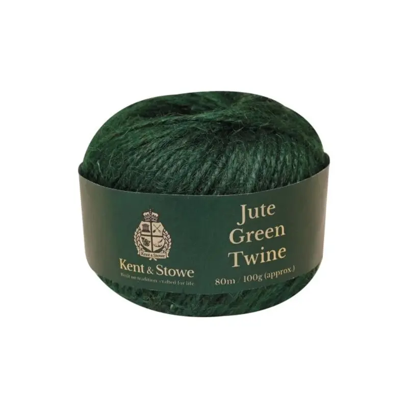 Kent & Stowe K/S70100800 Jute Twine Green 80m (100g)