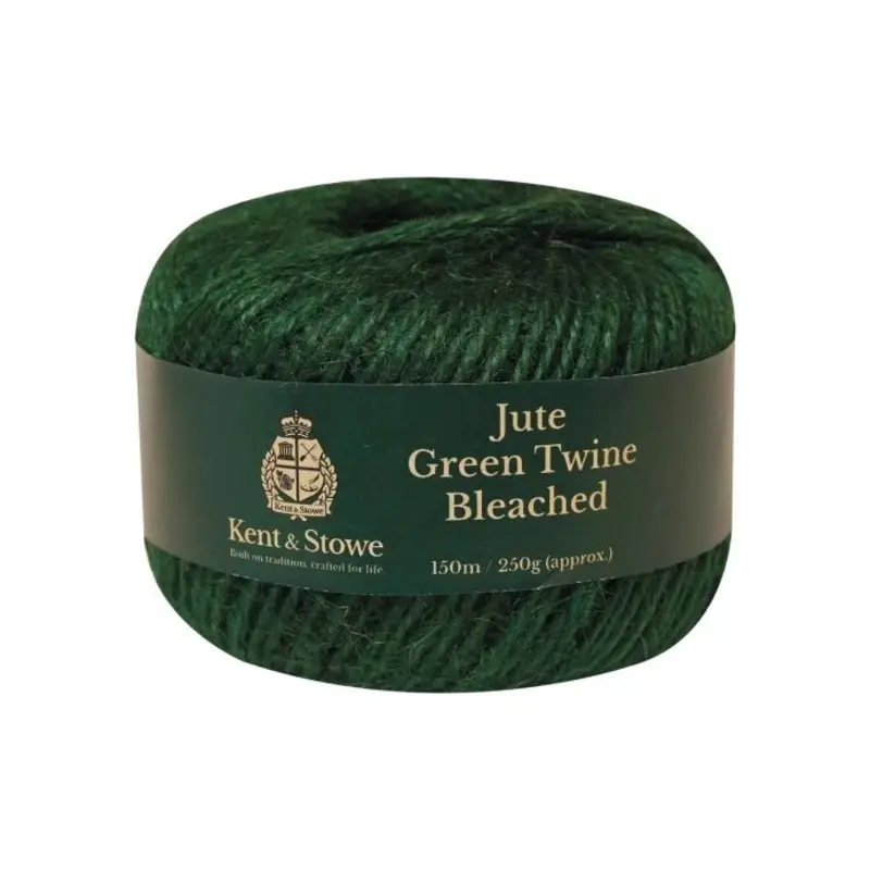 Kent & Stowe K/S70100825 Jute Twine Bleached Green 150m (250g)