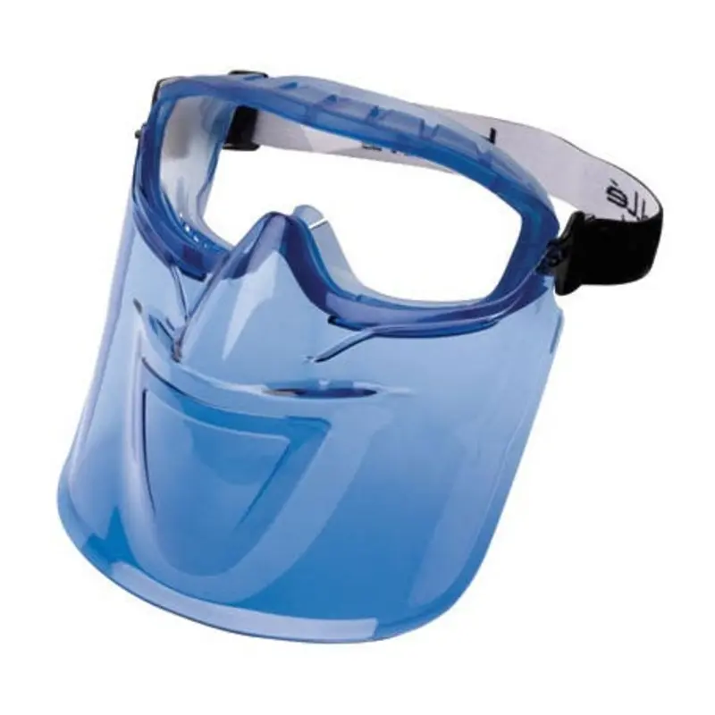 Bolle Polycarbonate Atom Safety Goggle Visor - Blue