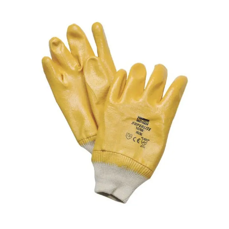 North by Honeywell Size 9/L - T4700Nitrile General Handling Gloves - Yellow