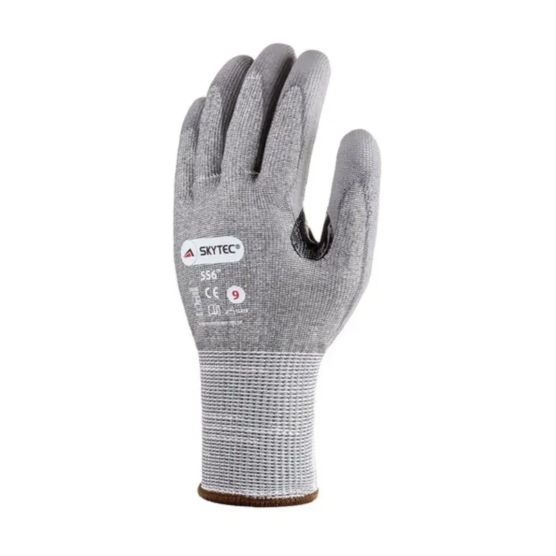 Skytec Size 9/L SS6 Polyurethane Cut Protection Gloves - Grey
