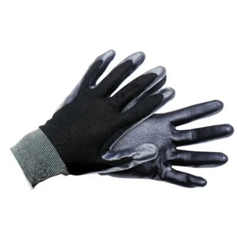 Honeywell 9/L Polytril Black Polyamide/Nitrile Mechanical Gloves