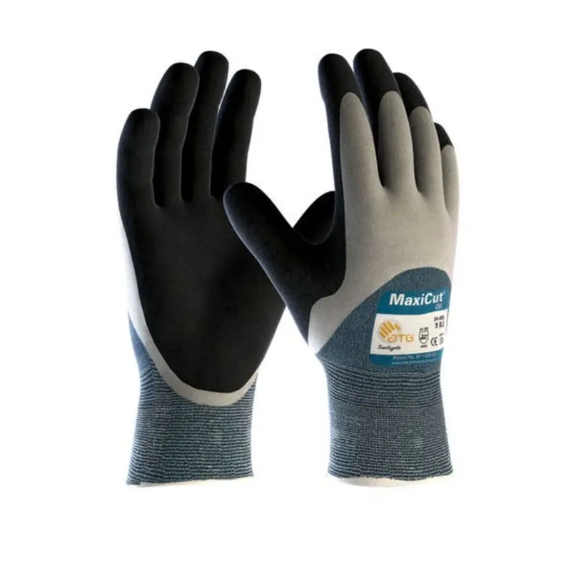 ATG Size 9/L - MaxiCut Oil Glove - Green