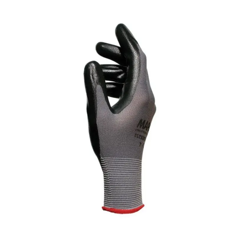 Mapa Size 8/M - Ultrane 553 Nitrile Coated Glove - Black