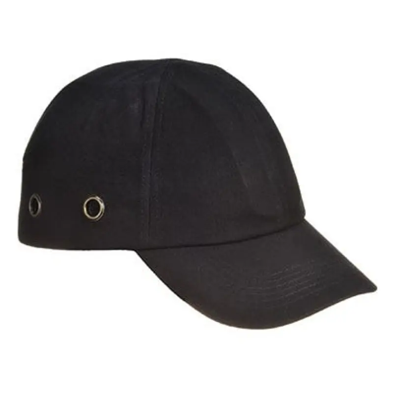 Portwest 7cm Black Cotton/ABS/EVA Portwest Long Peak Bump Cap