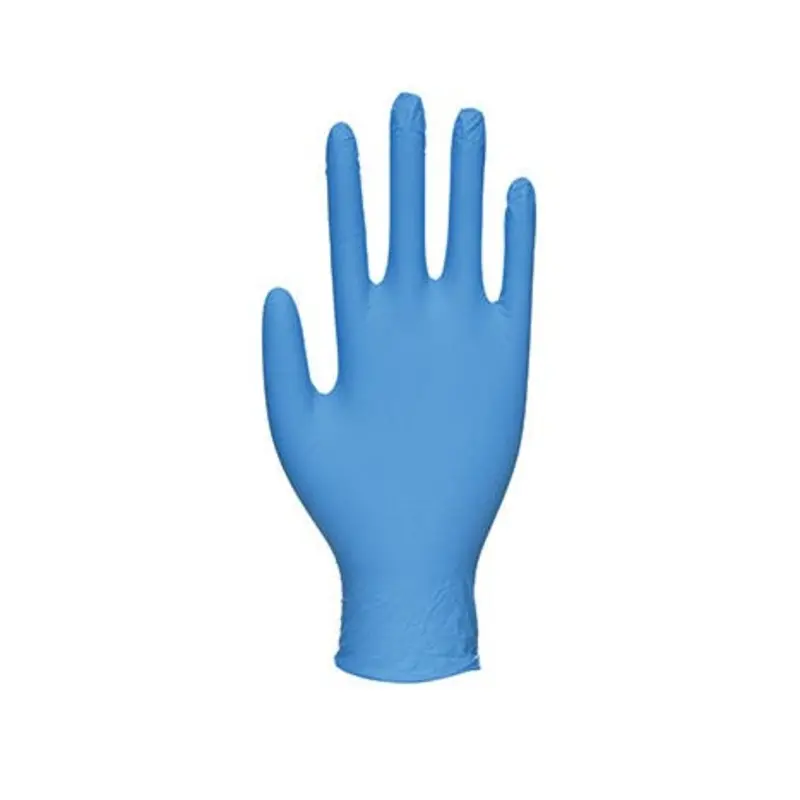 Unigloves Size 7/S Unicare Nitrile Disposable Hand Protection Gloves - Blue - Box of 100