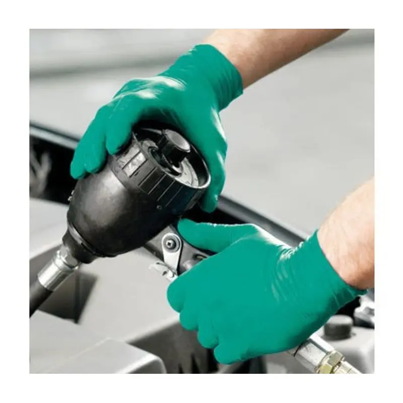 Ansell Size 7/S - TNT 92-500 Nitrile Disposable Hand Protection Gloves - Box of 100