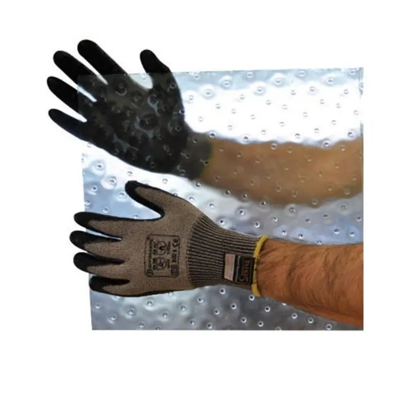 Polyco Size 7/S - Matrix GH370 Nitrile Cut Resistant Gloves - Grey/Black
