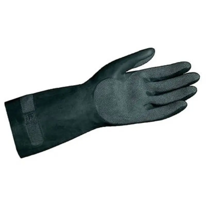 Mapa Size 6/XS - Neoprene/Natural Latex Chemical Protection Gloves - Black