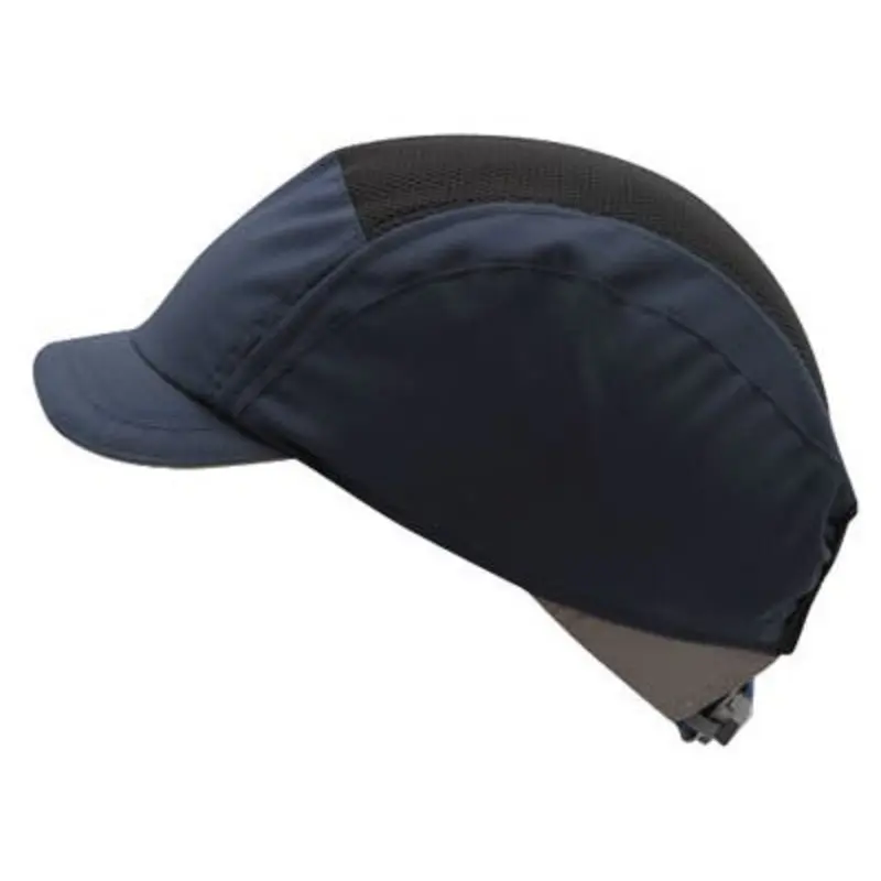 Centurion 54 - 62cm Black Polyester AirPro Secure Plus Baseball Reduced Peak Bump Cap