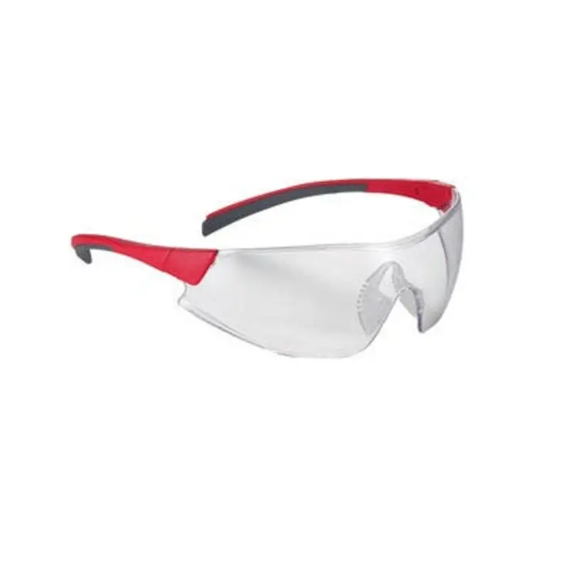 Univet 546 Safety Spectacles Anti Scratch & Anti Fog Green/Black Frame - Clear Lens