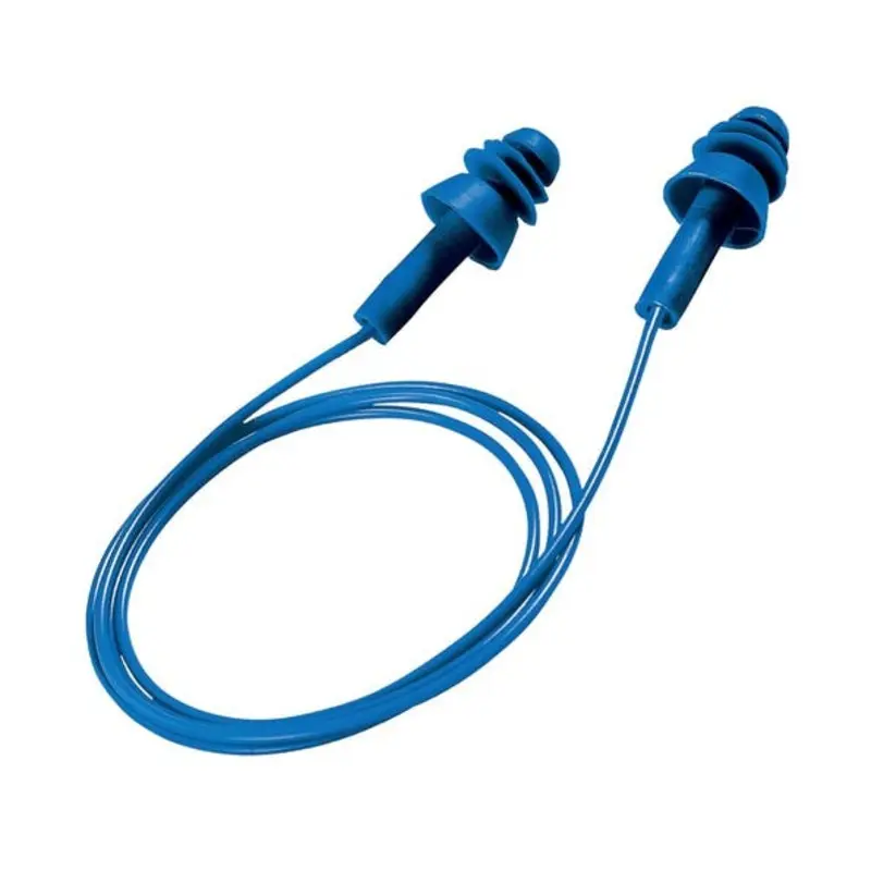 UVEX 27dB Corded Whisper+ Detec Reusable Earplug - 50 Pairs