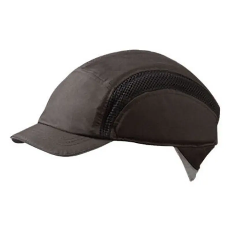 Centurion 30mm Black Polyester AirPro Baseball Reduced Peak Bump Cap