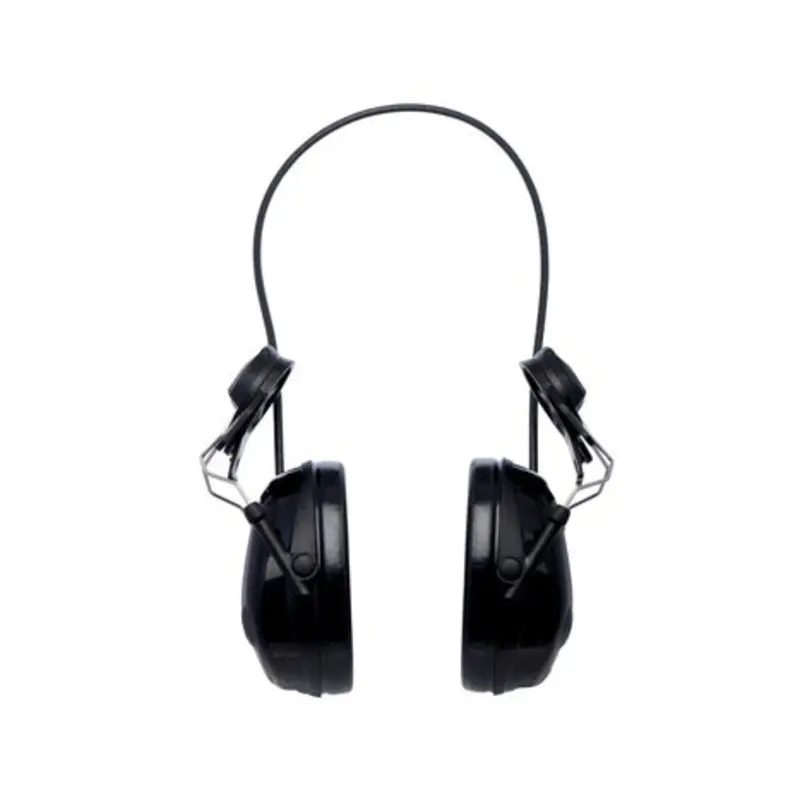 3M 25dB Peltor ProTac III Black Hard Hat Attached Headset