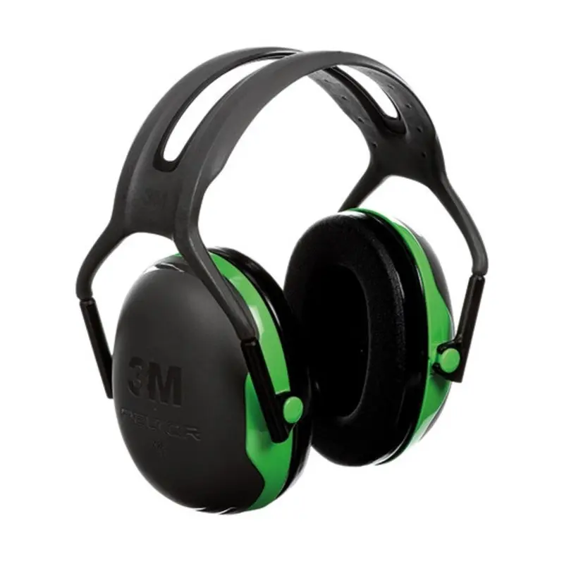 3M 27dB Peltor X1 Black/Green Headband Earmuff