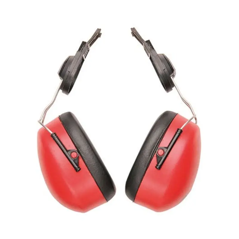 Portwest 25dB Endurance Clip-On Ear Defenders - Red