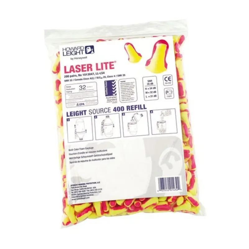 Howard Leight by Honeywell Laser Lite Disposable Earplugs - 200 Pair