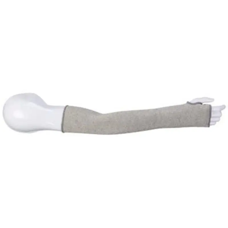 Portwest Size 14in/35cm - Glass Fibre/Polyester Cut Resistant Sleeves - Grey