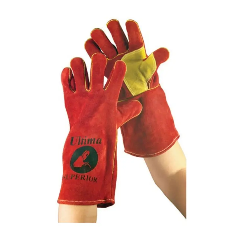 Ultima Size 11/XXL Leather Welding Gloves - Red
