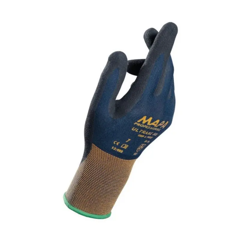 Mapa Size 10/XL - Ultrane 500 Nitrile Grip & Proof Mechanical Glove - Black