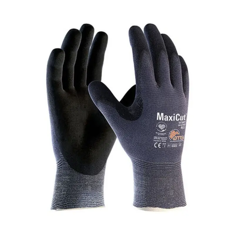 ATG Size 10/XL MaxiCut Ultra UHMWPE Glass Nylon/NBR Mechanical Gloves - Blue/Black