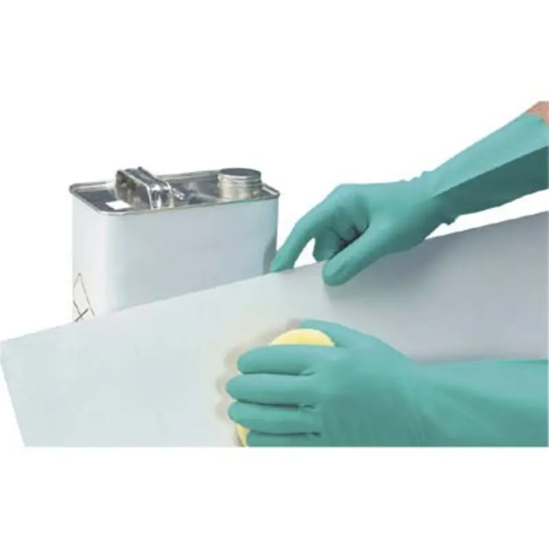 Polyco Size 10/XL - Nitrile Synthetic Rubber Chemical Protection Gloves - Green