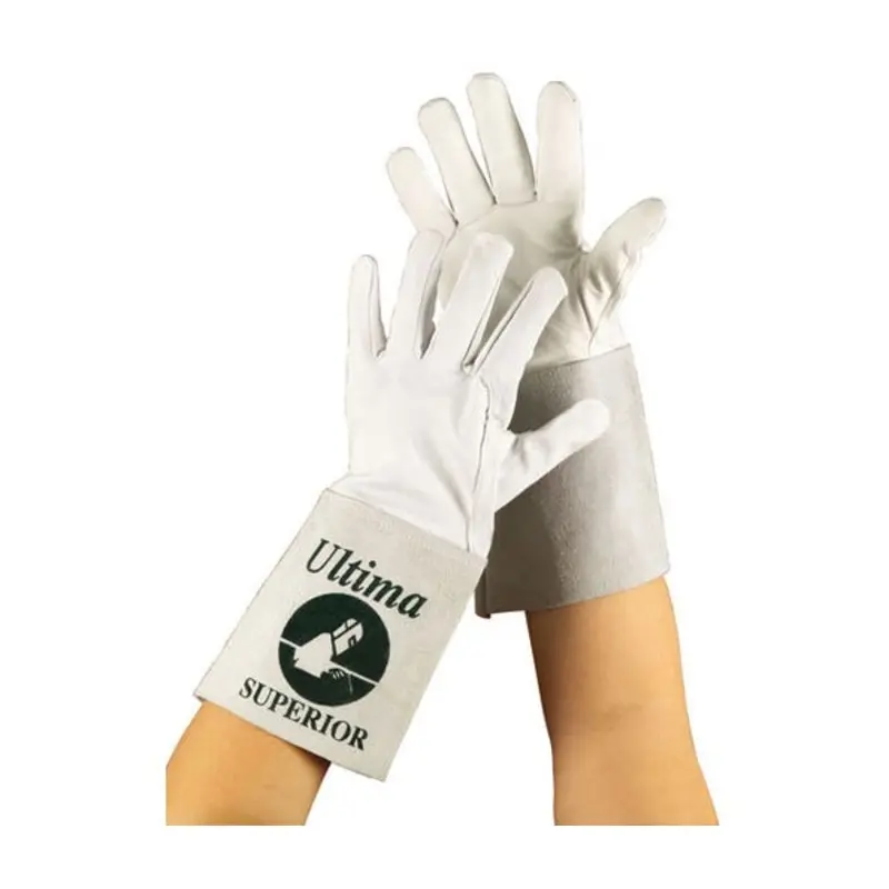 Ultima Size 10/XL Leather Welding Gloves - Grey