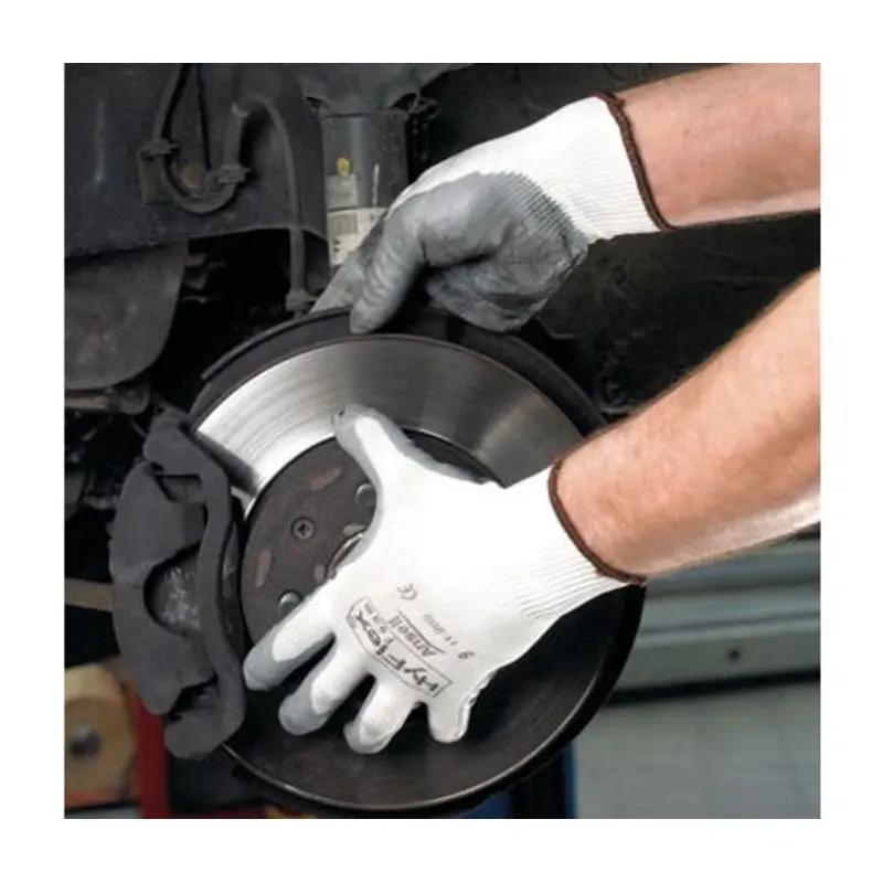 Ansell Size 10/XL - 11-801 Foam Nitrile Mechanical Gloves - Grey/Black