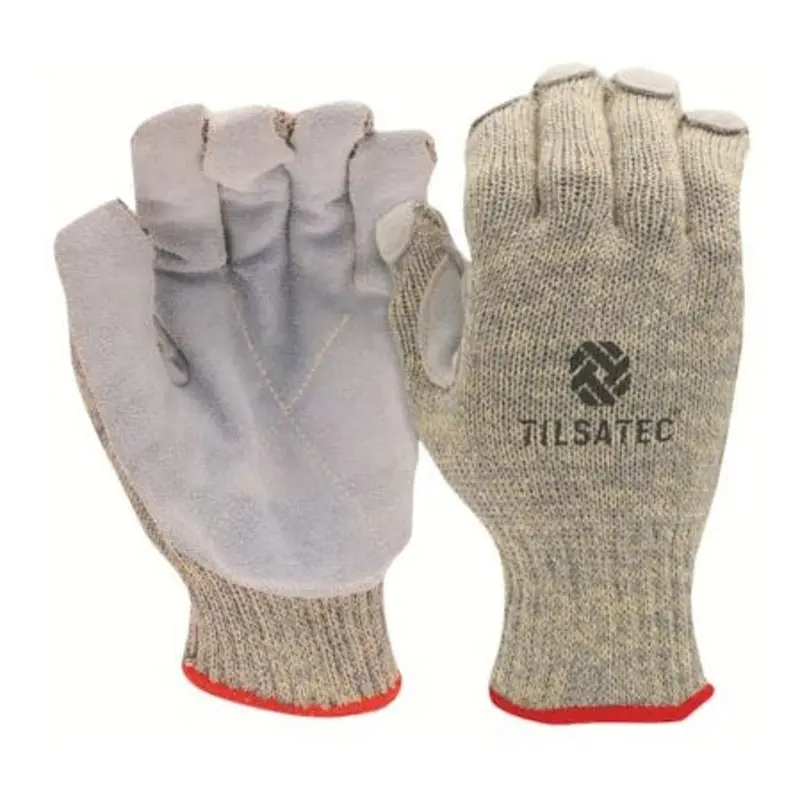 Tilsatec Size 10/XL 37-6630 Leather Cut Protection Gloves - Grey Liner