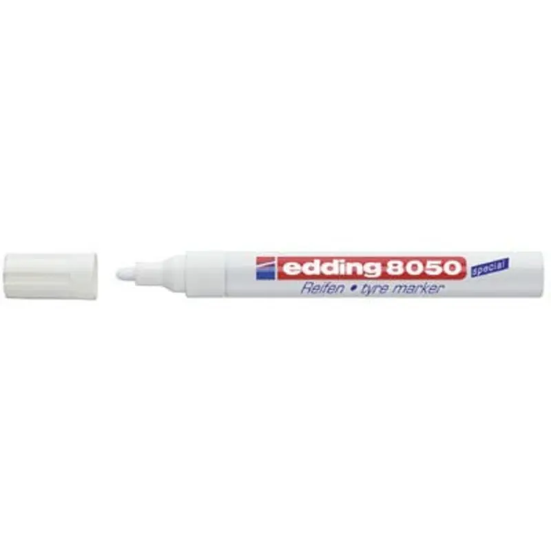 Edding 8050 Specialist Tyre Markers - White  | MSC Industrial Supply Co.