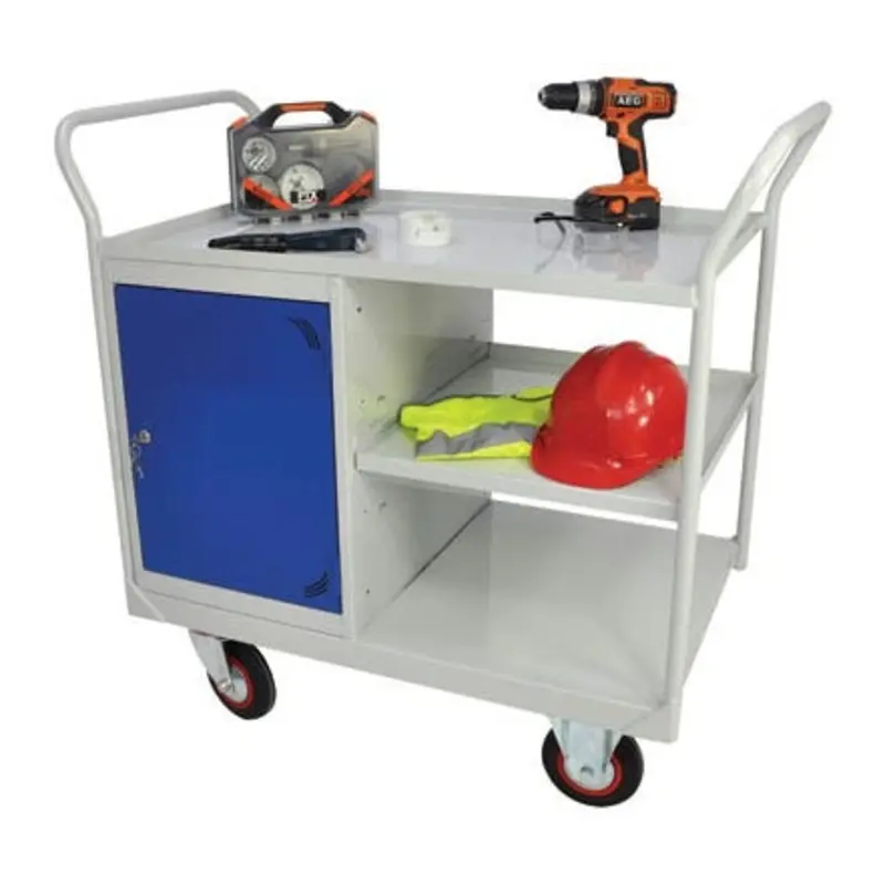 QMP Mobile Maintenance Trolleys - Steel Worktop  | MSC Industrial Supply Co.