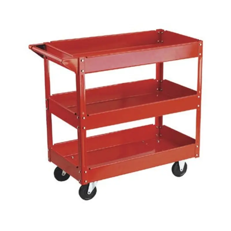 Sealey 3-Level Heavy-Duty Red Workshop Trolleys  | MSC Industrial Supply Co.