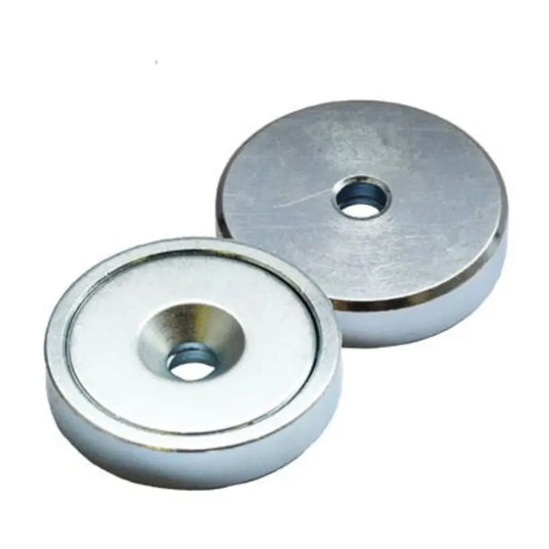 Eclipse Neodymium Pot Magnets - Countersunk  | MSC Industrial Supply Co.