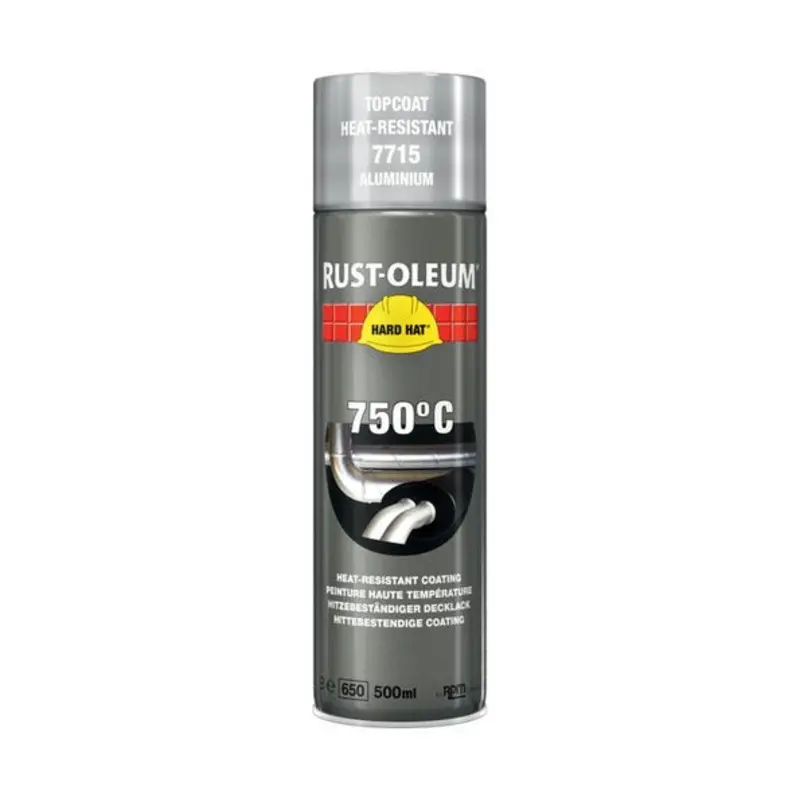 Rustoleum 2.5L Hard Hat 7500C Heat-Resistant Coating - Aluminium