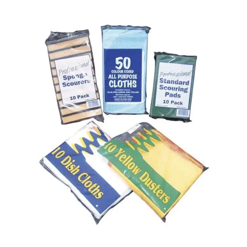 Select 15 x 24 x 24mm Square Bin Liners 12 Mic Med Duty - White - Pack of 100